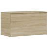 Aufbewahrungstruhe Sonoma-Eiche 84x42x46 cm Holzwerkstoff