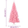 Künstlicher Weihnachtsbaum mit Ständer Rosa 240 cm PVC