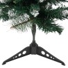 Künstlicher Weihnachtsbaum mit Ständer Grün und Weiß 60 cm PVC