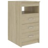 Sideboard mit Schubladen Sonoma-Eiche 40x50x76 cm Holzwerkstoff