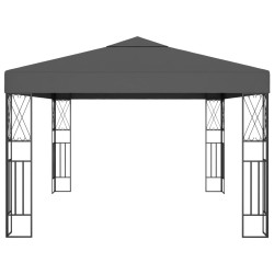 Pavillon 3×4 m Anthrazit Stoff