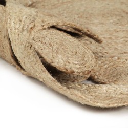 Teppich Handgefertigt Jute Geflochten 120 cm