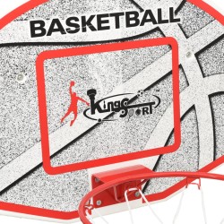 5-tlg. Basketball-Set zur Wandmontage 66x44,5 cm