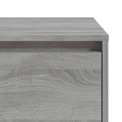 Nachttisch Grau Sonoma 45x34x44,5 cm Holzwerkstoff