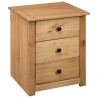 Nachtschrank 46x40x57 cm Kiefernholz Panama