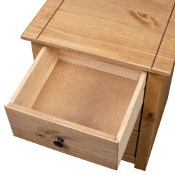 Nachtschrank 46x40x57 cm Kiefernholz Panama