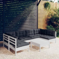 7-tlg. Garten-Lounge-Set...