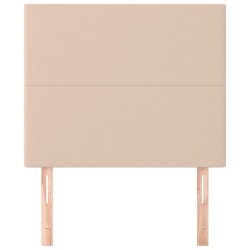 Kopfteile 2 Stk. Cappuccino-Braun 80x5x78/88 cm Kunstleder