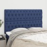 Kopfteile 4 Stk. Blau 72x7x78/88 cm Stoff