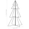 Weihnachtsbaum in Kegelform 160 LEDs Indoor & Outdoor 78x120 cm