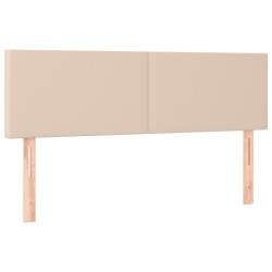 Boxspringbett mit Matratze & LED Cappuccino-Braun 140x190cm