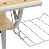 Basteltisch Sonoma Eiche & Grau 110x53x(58-87) cm Holzwerkstoff