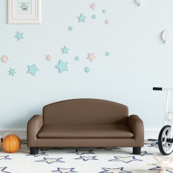 Kindersofa Braun 70x45x30...