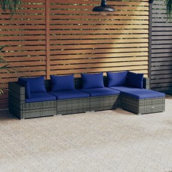 5-tlg. Garten-Lounge-Set...