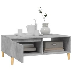 Couchtisch Betongrau 90x60x35 cm Holzwerkstoff