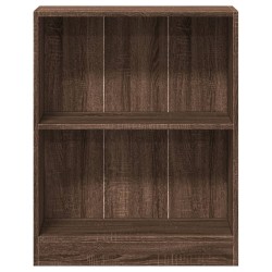 Bücherregal Braun Eichen-Optik 60x24x74,5 cm Holzwerkstoff