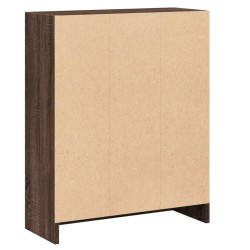 Bücherregal Braun Eichen-Optik 60x24x74,5 cm Holzwerkstoff