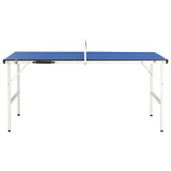 Tischtennisplatte mit Netz 5 Fuß 152×76×66 cm Blau