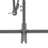 Ampelschirm mit Aluminium-Mast 300 cm Schwarz