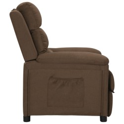 Relaxsessel Braun Stoff