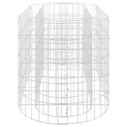 Gabionen-Hochbeet Verzinktes Eisen 120x50x50 cm