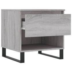 Couchtische 2 Stk. Grau Sonoma 50x46x50 cm Holzwerkstoff