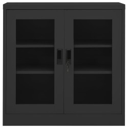 Büroschrank Anthrazit 90x40x90 cm Stahl