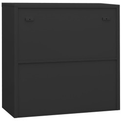 Büroschrank Anthrazit 90x40x90 cm Stahl