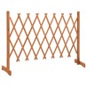 Garten-Rankzaun Orange 150x80 cm Massivholz Tanne