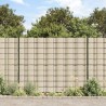 Garten-Sichtschutz 4 Stk. PVC 35x0,19 m Creme