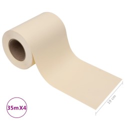 Garten-Sichtschutz 4 Stk. PVC 35x0,19 m Creme