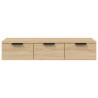 Wandschrank Sonoma-Eiche 102x30x20 cm Holzwerkstoff