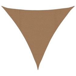 Sonnensegel 160 g/m² Taupe 4,5x4,5x4,5 m HDPE