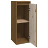 Wandschrank Honigbraun 30x30x80 cm Massivholz Kiefer