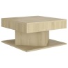 Couchtisch Sonoma-Eiche 57x57x30 cm Holzwerkstoff