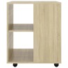 Rollschrank Sonoma-Eiche 60x53x72 cm Holzwerkstoff