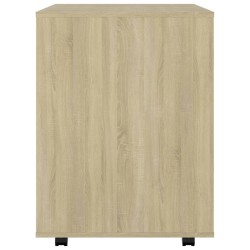 Rollschrank Sonoma-Eiche 60x53x72 cm Holzwerkstoff