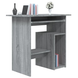 Schreibtisch Grau Sonoma 80x45x74 cm Holzwerkstoff