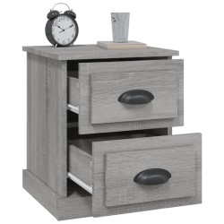 Nachttisch Grau Sonoma 39x39x47,5 cm Holzwerkstoff