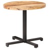 Bistrotisch Rund Ø80x75 cm Raues Mangoholz