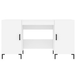 Schreibtisch Weiß 140x50x75 cm Holzwerkstoff