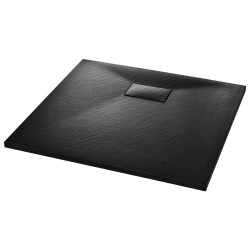 Duschwanne SMC Schwarz 90×80 cm