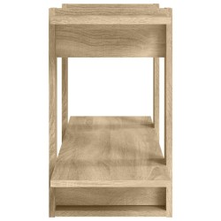 Bücherregal Sonoma-Eiche 100x30x51 cm Holzwerkstoff