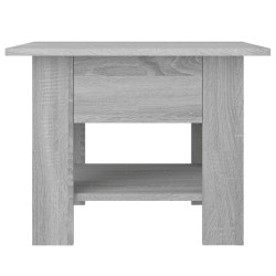 Couchtisch Grau Sonoma 55x55x42 cm Holzwerkstoff