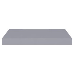 Schwebende Wandregale 2 Stk. Grau 40x23x3,8cm MDF