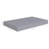 Schwebende Wandregale 2 Stk. Grau 40x23x3,8cm MDF