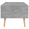 Couchtisch Betongrau 100x49,5x43 cm Holzwerkstoff