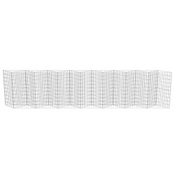 Gabionenwand Verzinkter Stahl 450×30×100 cm