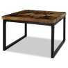 Couchtisch Teak Harz 60x60x40 cm