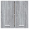 Hängeschrank Grau Sonoma 60x31x60 cm Holzwerkstoff